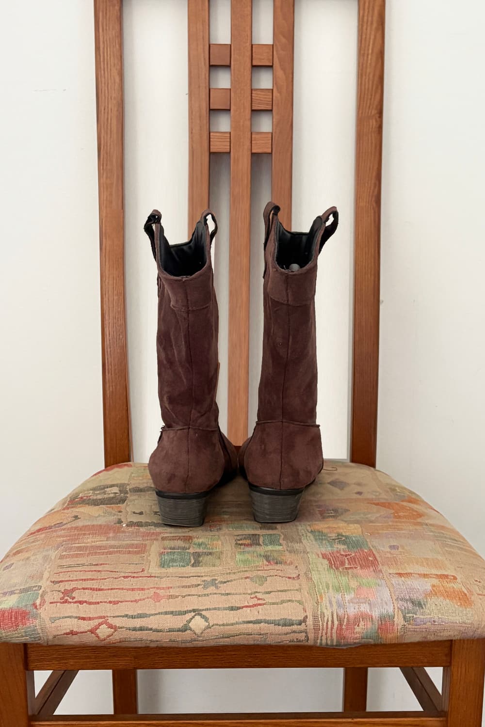 Suede Western Boots 상품이미지4