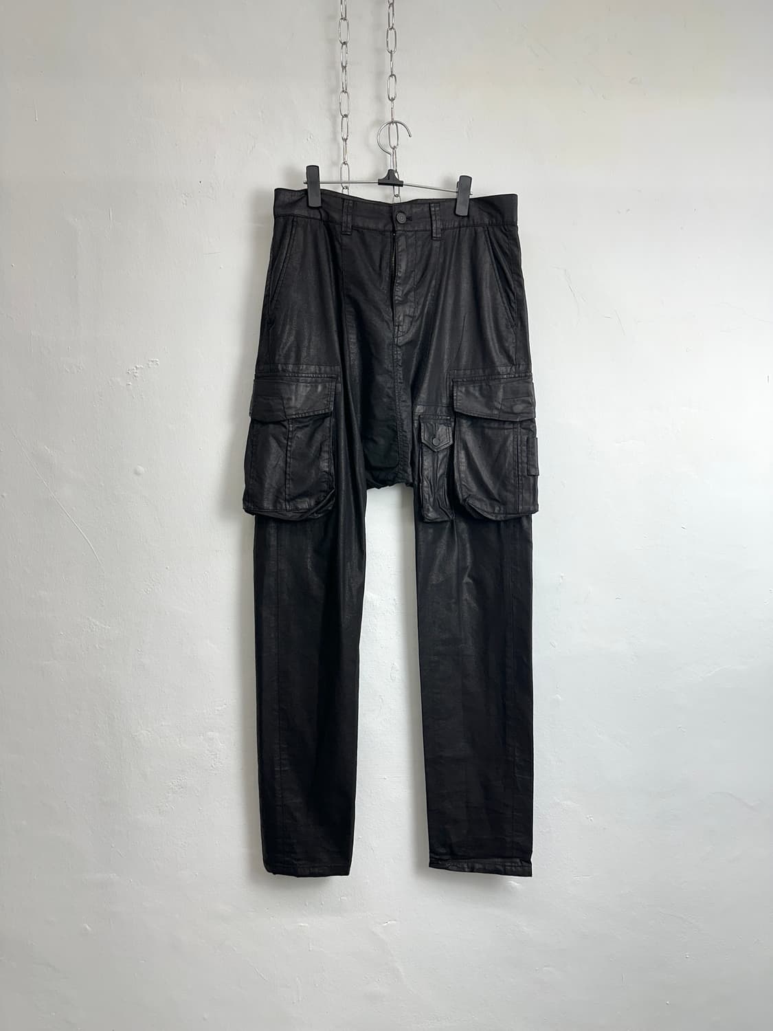 Tornado Mart Coated Sarrouel Cargo Pants 상품이미지5