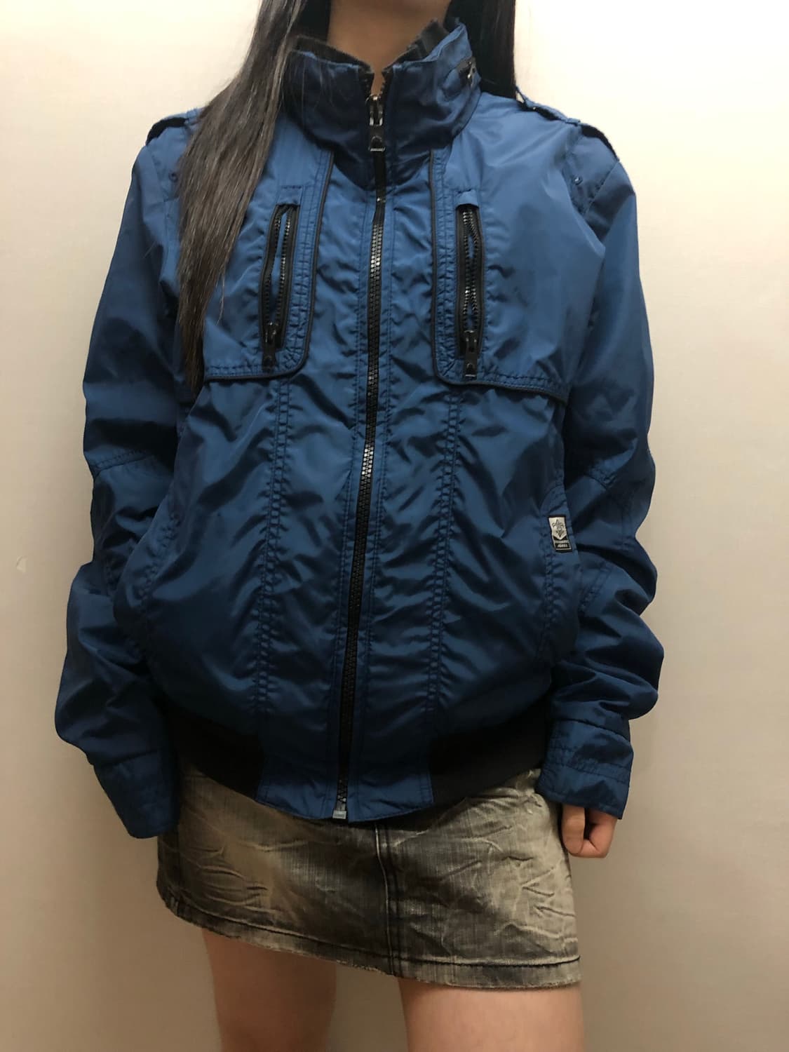 빈티지 버커루 블루 펑크 점퍼 상품이미지1