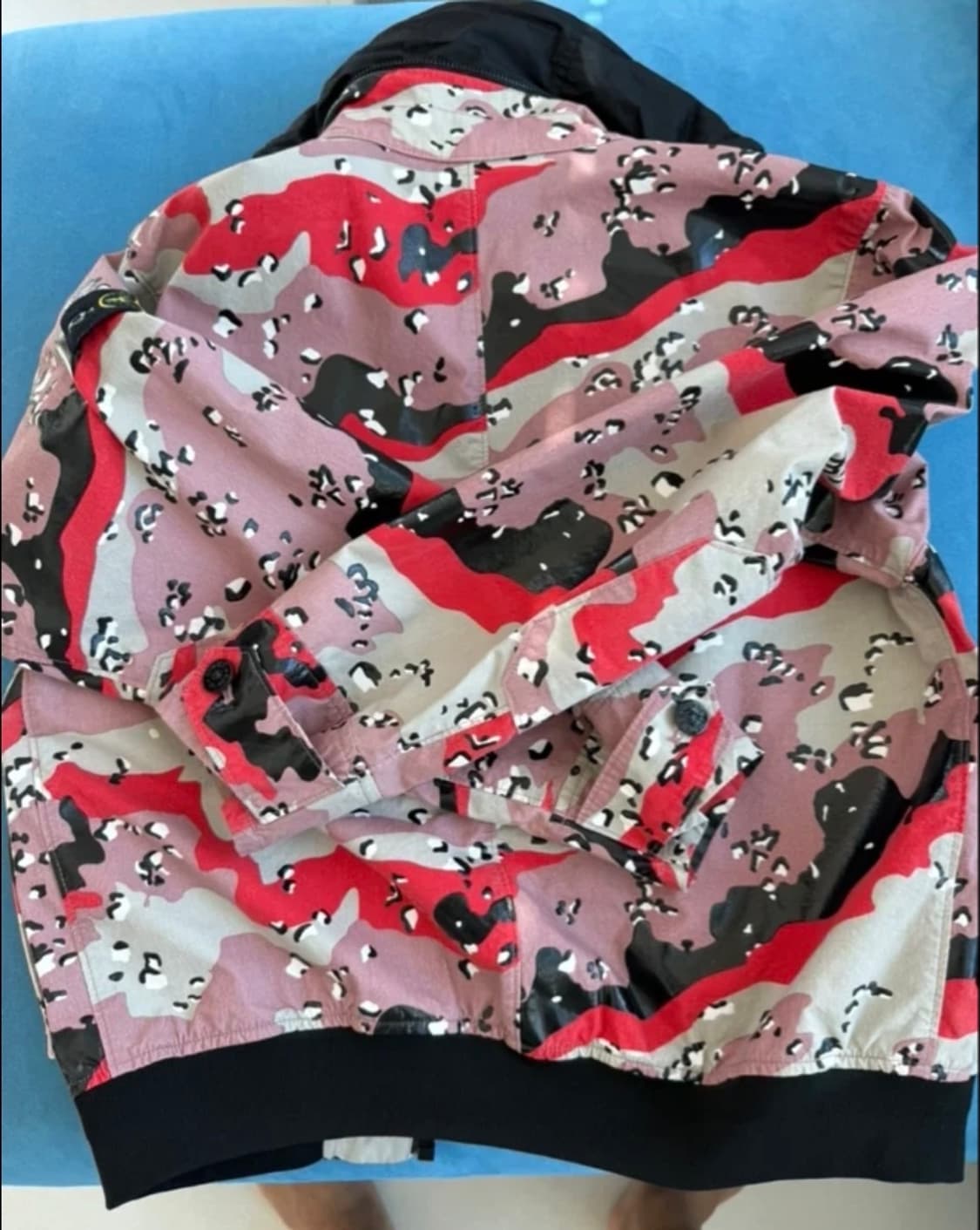 스톤아일랜드 3C+PU 데저트 카모 자켓 M 상품이미지4