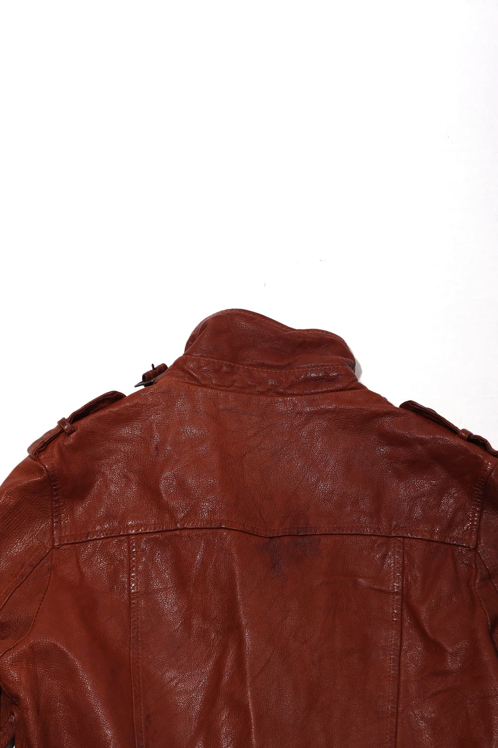 VINTAGE LEATHER 이태리 베지터블 램스킨 싱글 라이더 재킷 상품이미지8