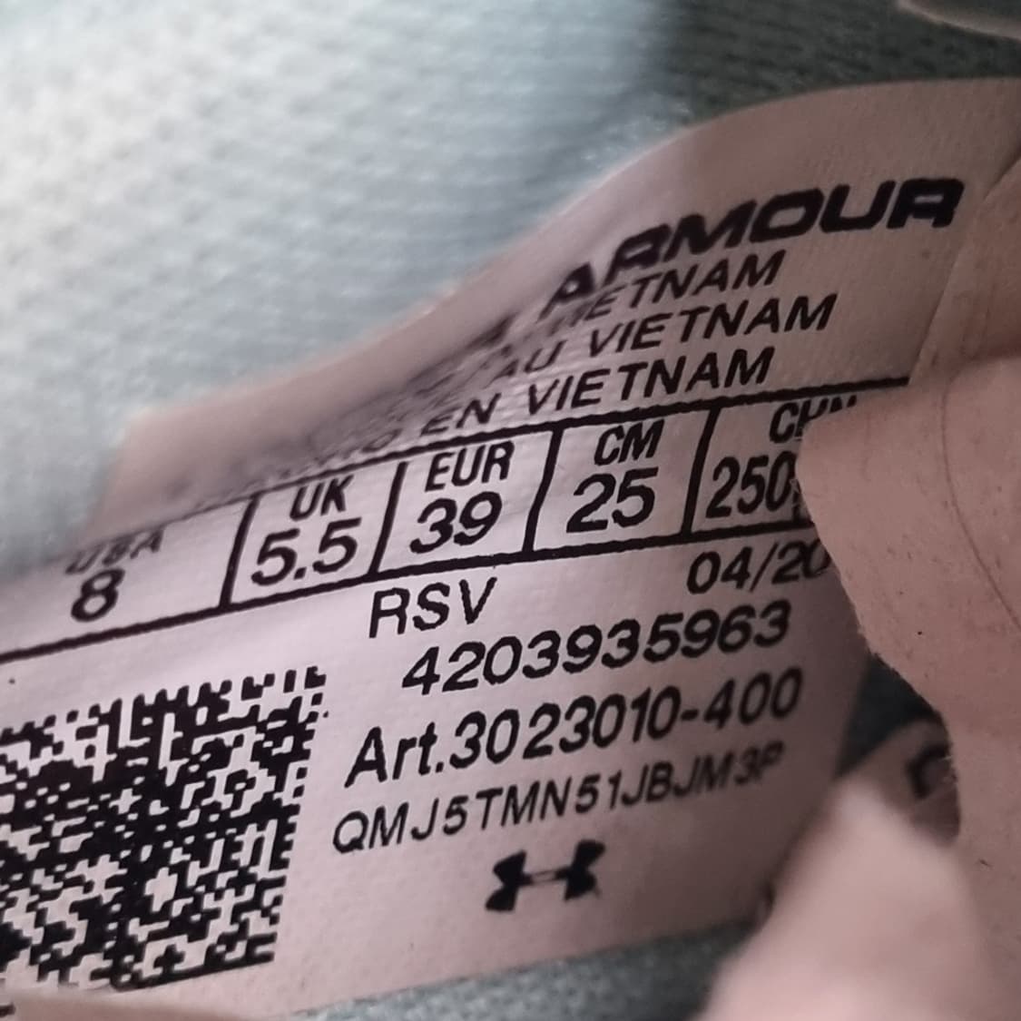 언더아머 라이즈2  운동화 250 상품이미지6