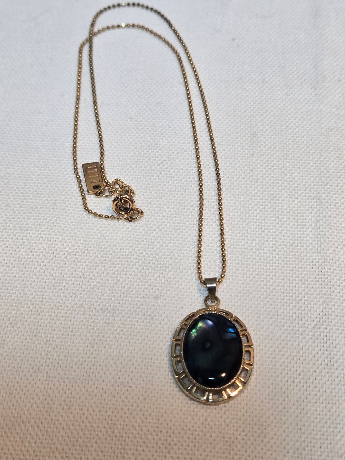 ELLE PARIS 프렌치 감성 블루 쉘 펜던트 목걸이 상품이미지6