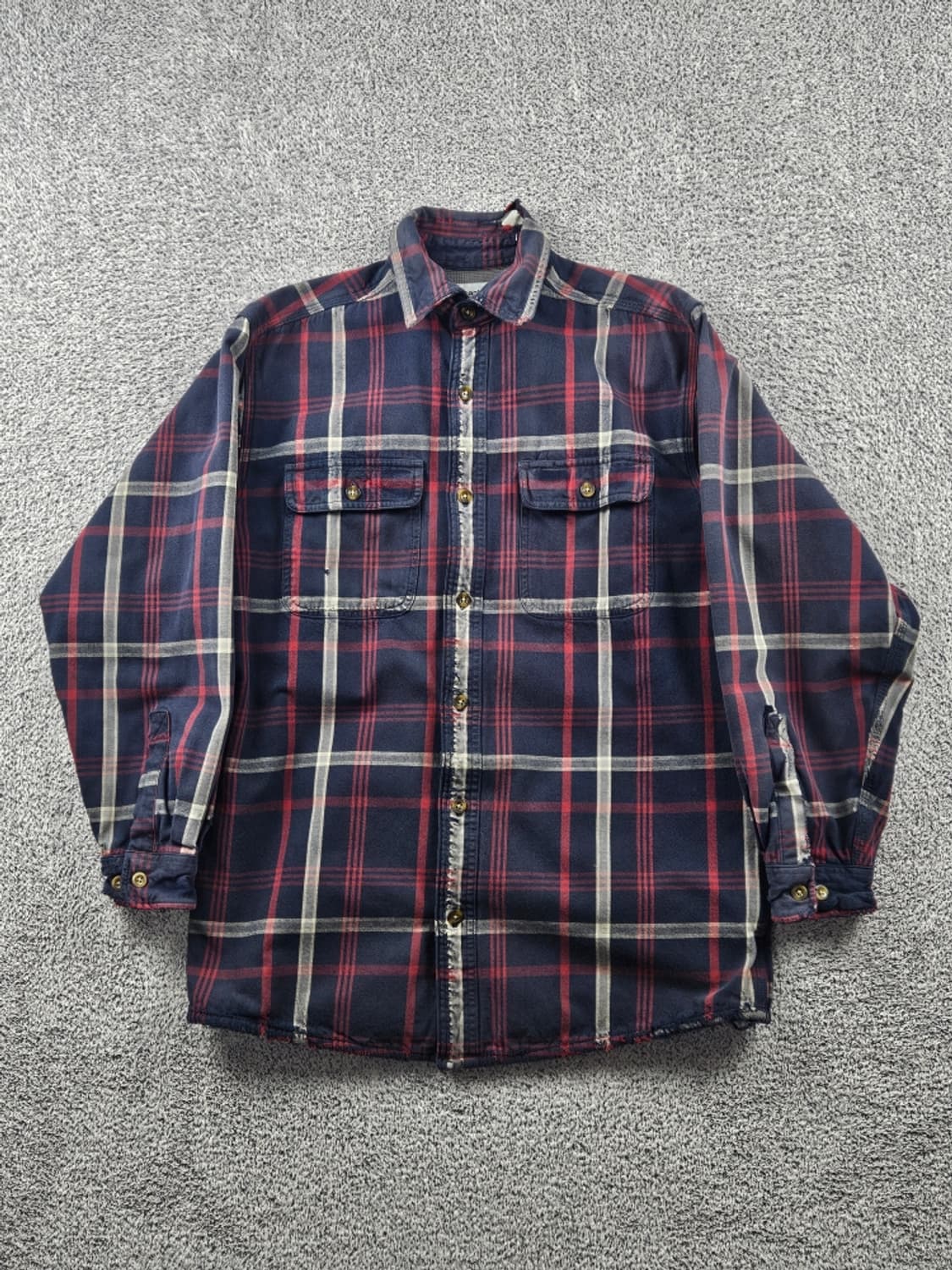 칼하트 체크 패턴 버튼업 워크 셔츠 자켓 ( M ) / 9285 상품이미지2