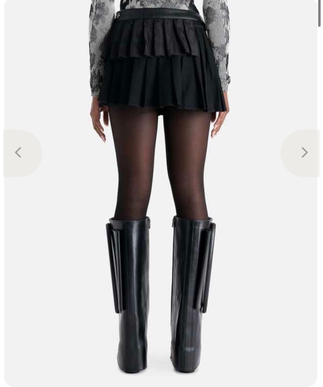 [34] 앤더슨벨포우먼 버디 더블 플리츠 스커트 상품이미지5