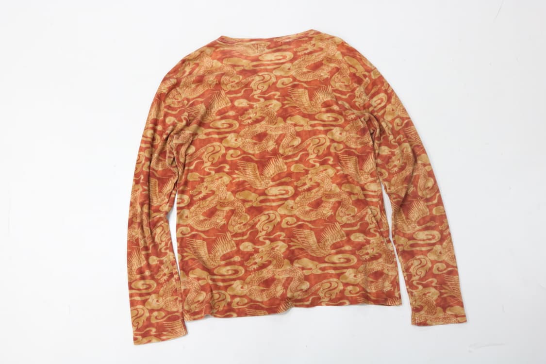 매쉬 마니아 빈티지 드래곤 & 크레인 오리엔탈 롱슬리브 상품이미지7