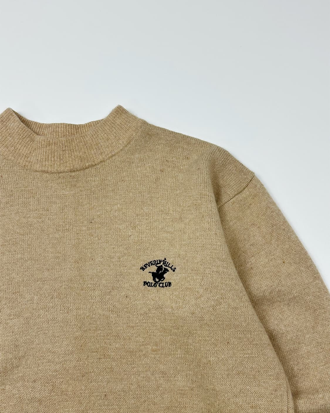 버버리힐스폴로클럽 울80 반폴라 니트 상품이미지3