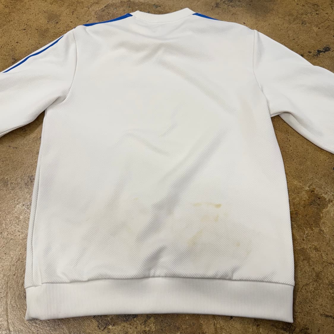 아디다스 흰파 포카리 화이트 블루 트랙탑 맨투맨 100 상품이미지4