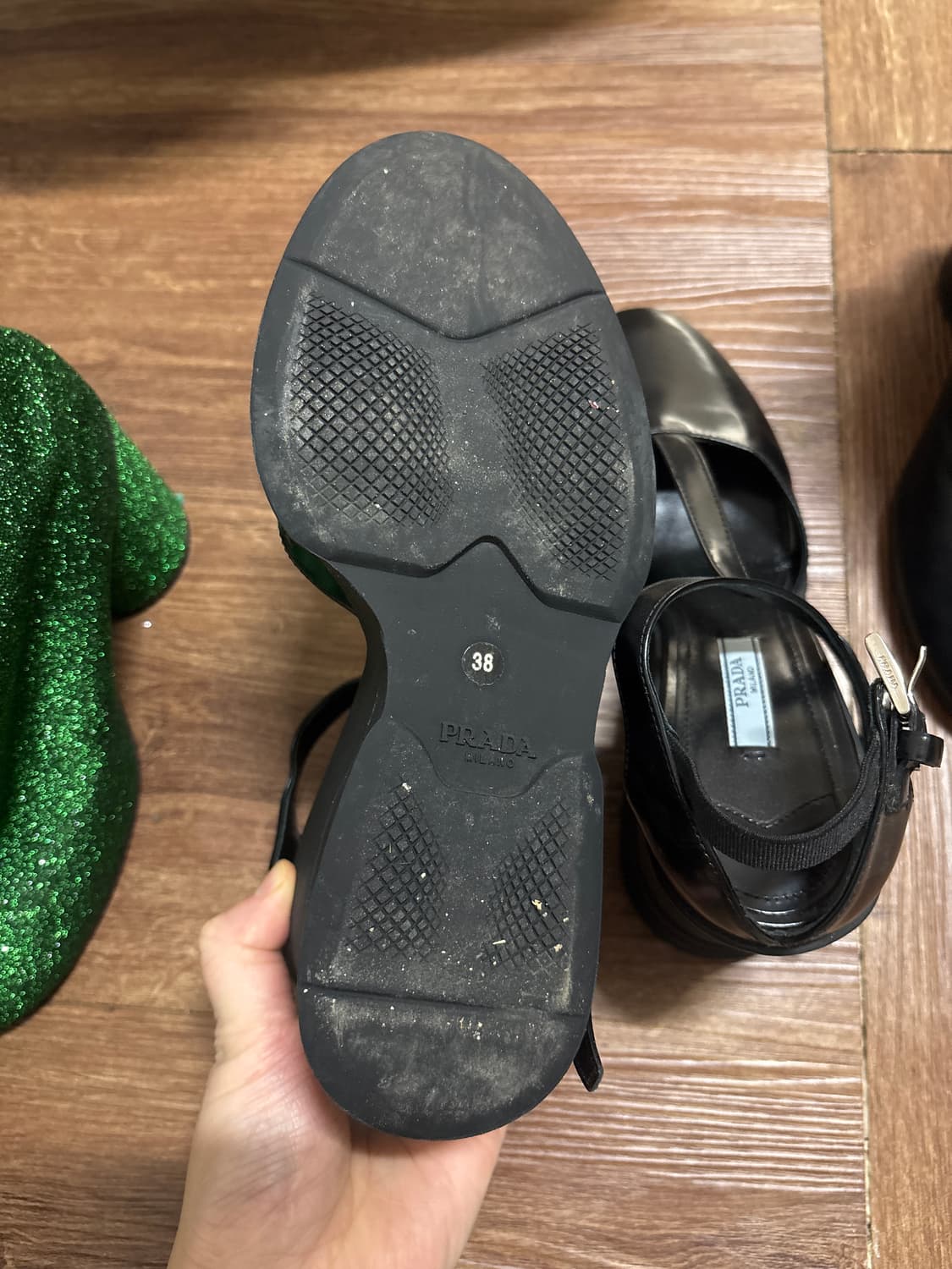 프라다 메리제인힐 37 상품이미지5