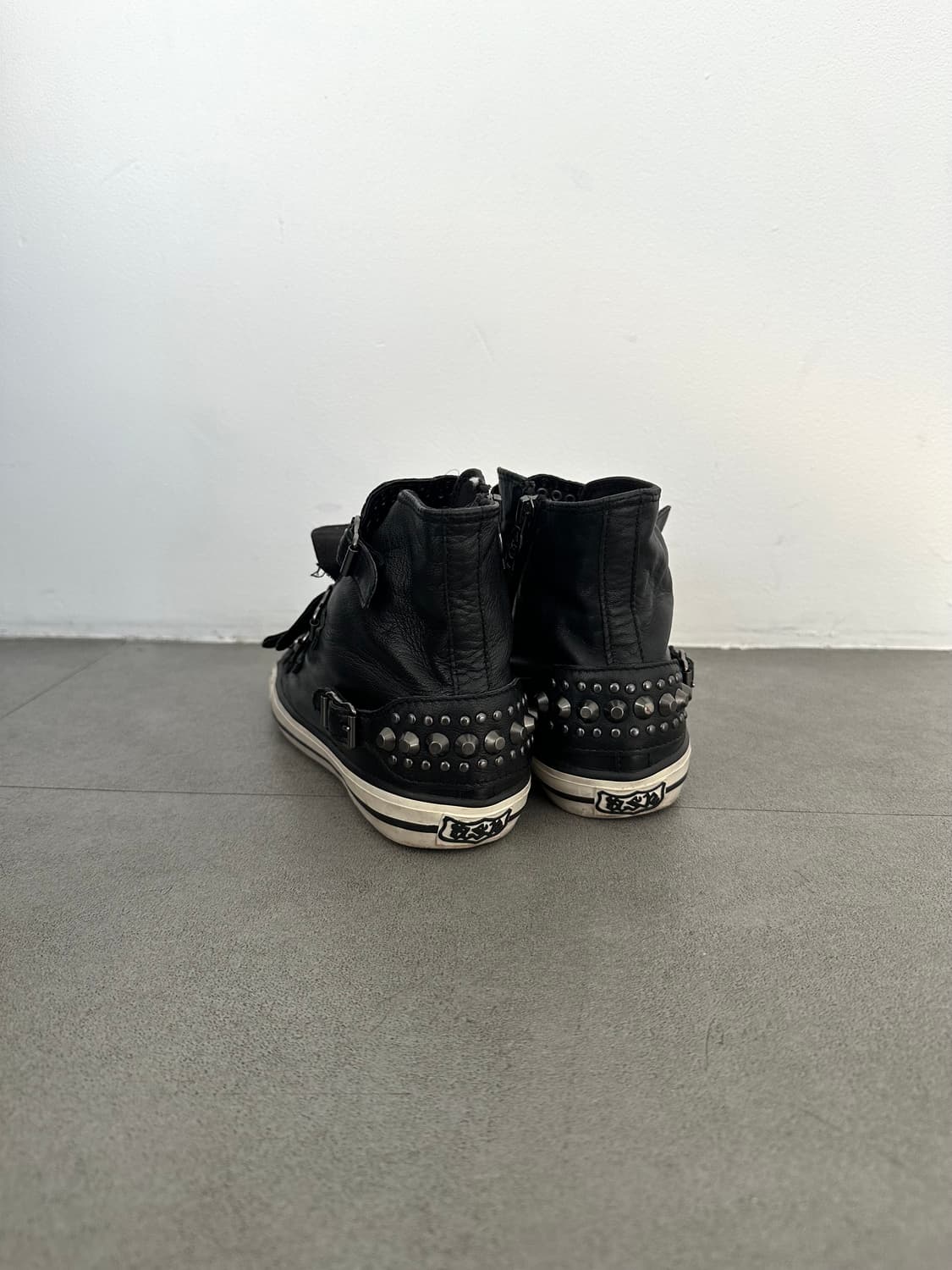 Ash 보아퍼 스터드 버클 레더 하이탑 상품이미지5