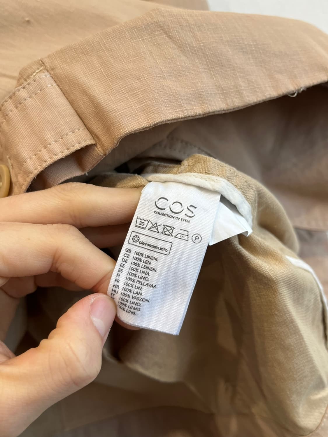 COS 코스 퓨어 린넨 자켓 우먼즈 상품이미지7