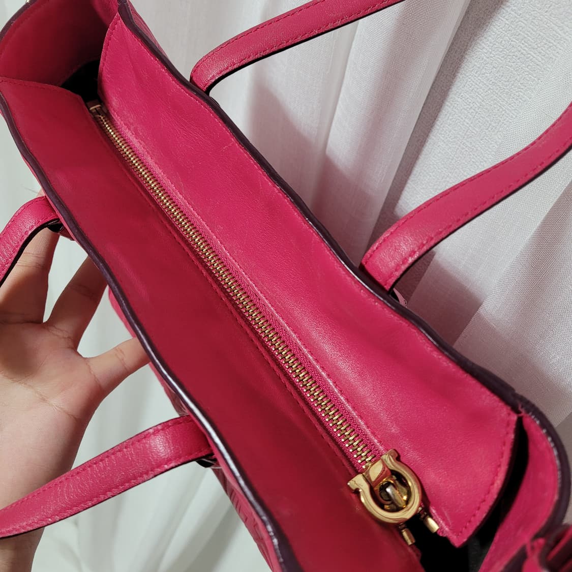 살바토레 페라가모 핸드백 토트백 숄더백 투웨이백 made in Italy 상품이미지4