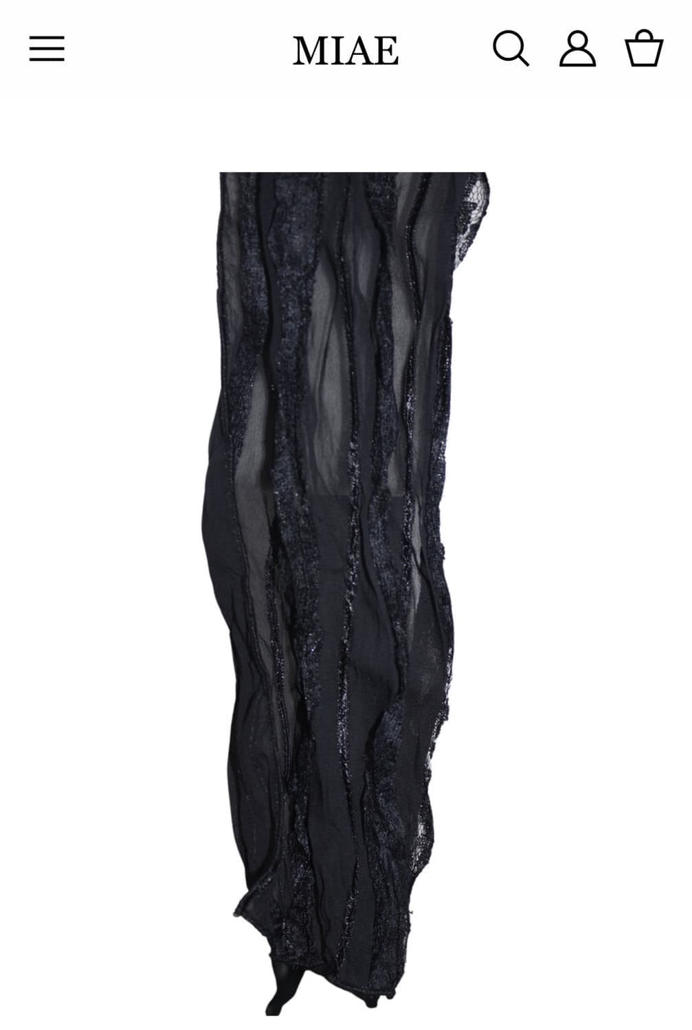 미애 sheismiae Rough Wrinkle Scarf 스카프 상품이미지2