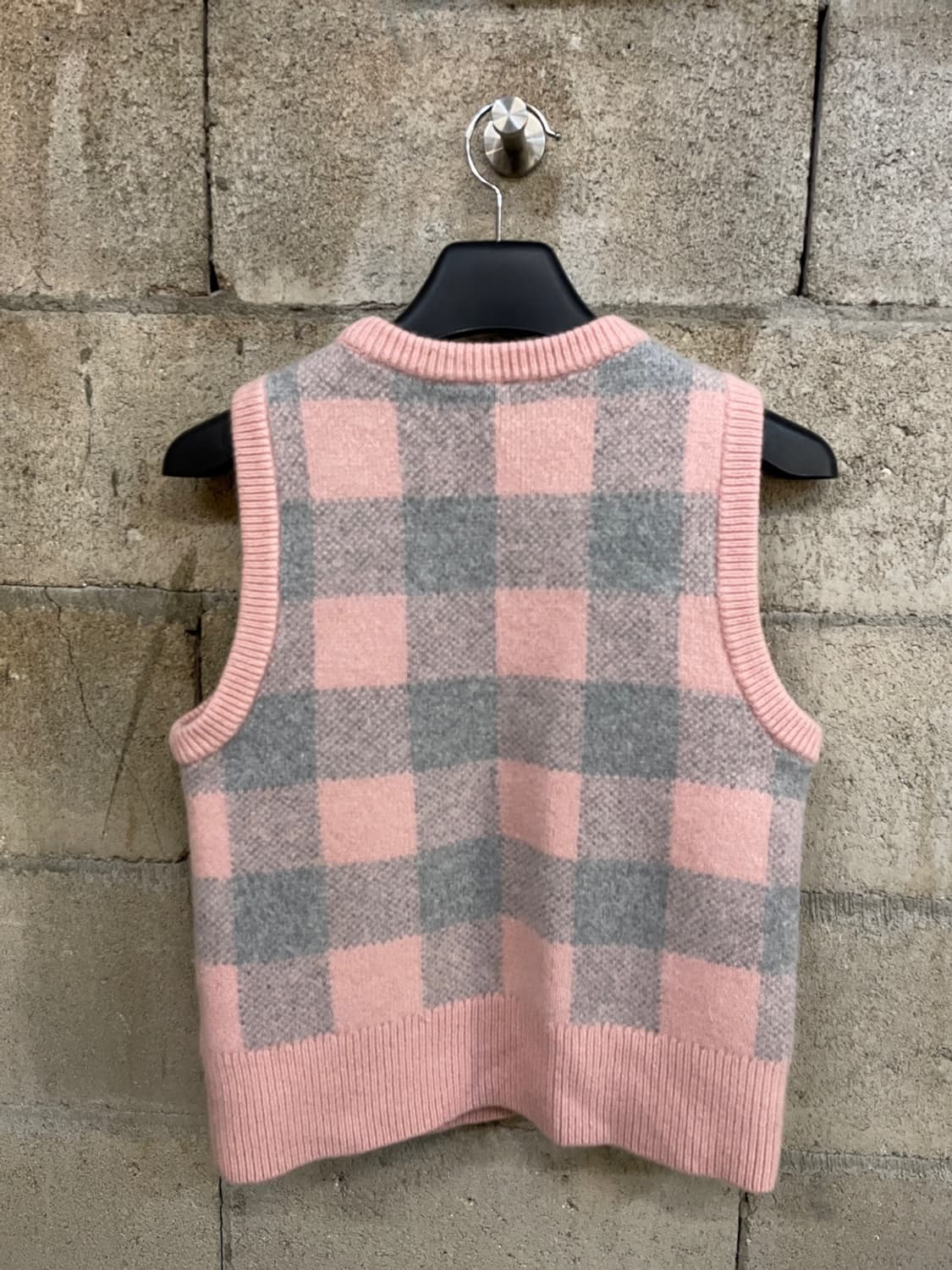 아르켓 체크 울 베스틑 상품이미지1