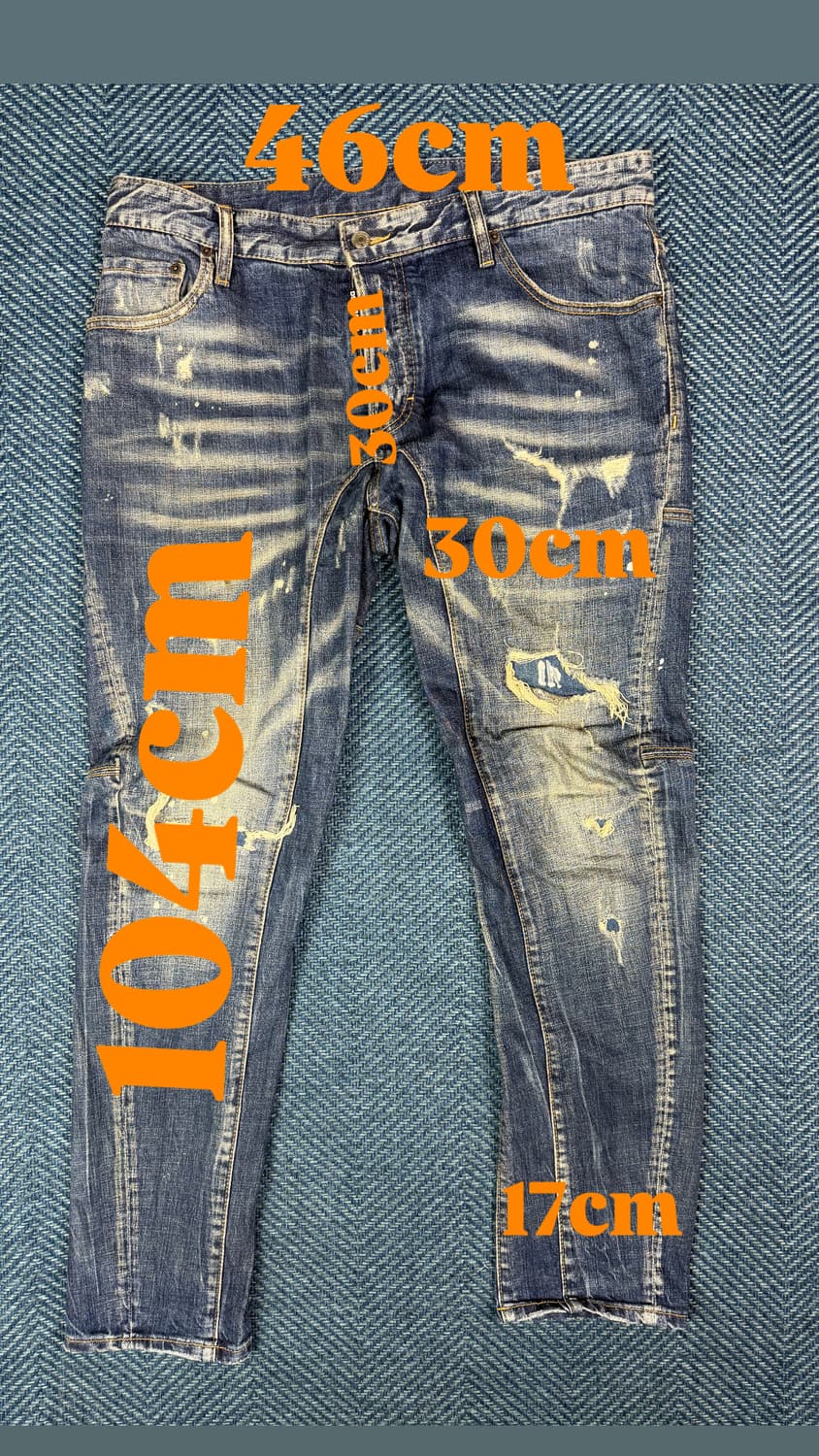 디스퀘어드2 클래식 케니 트위스트 진 - 루즈 오버핏  상품이미지5