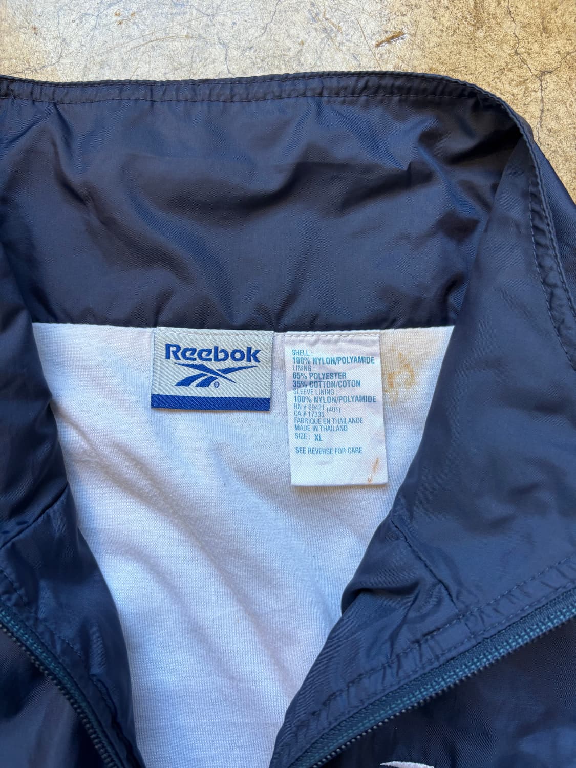 리복 Reebok 나일론 트랙 자켓 상품이미지3