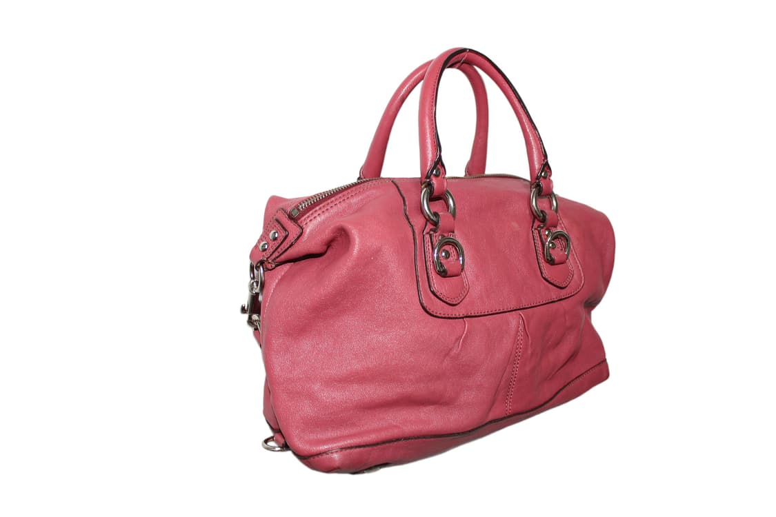 2000s Y2K COACH 코치 레더 2WAY 백 상품이미지4