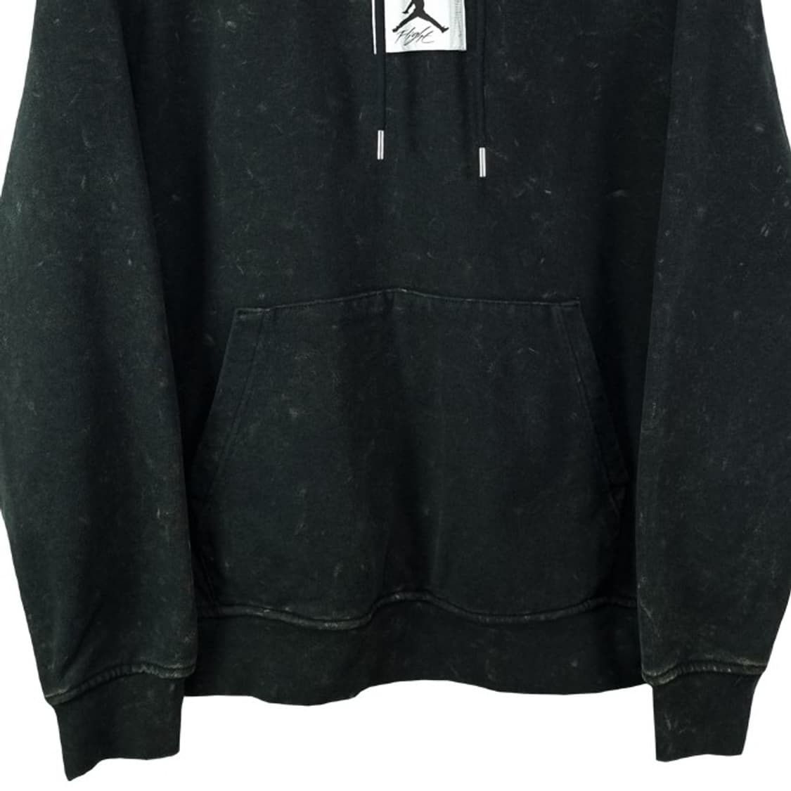 [나이키 조던] 로고 패치 오버핏 후드티 블랙 M19962 상품이미지5