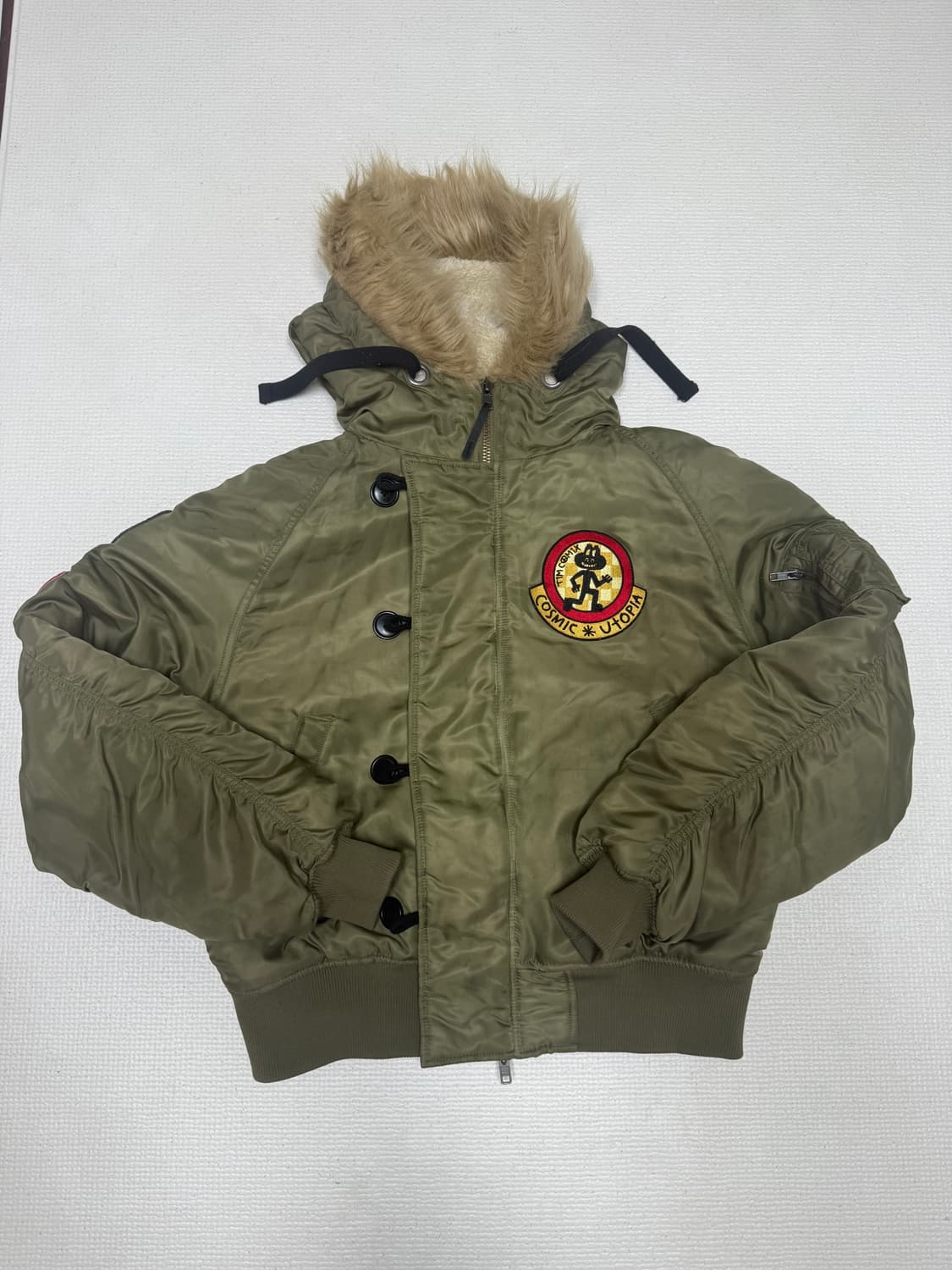 팀코믹스 패치드 ma-1 점퍼 상품이미지2