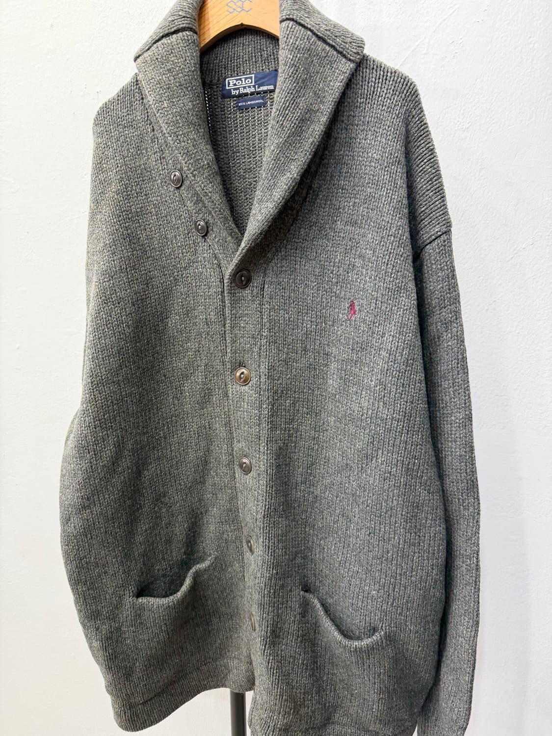 정품) 폴로랄프로렌 니트 가디건 그레이 105 상품이미지3
