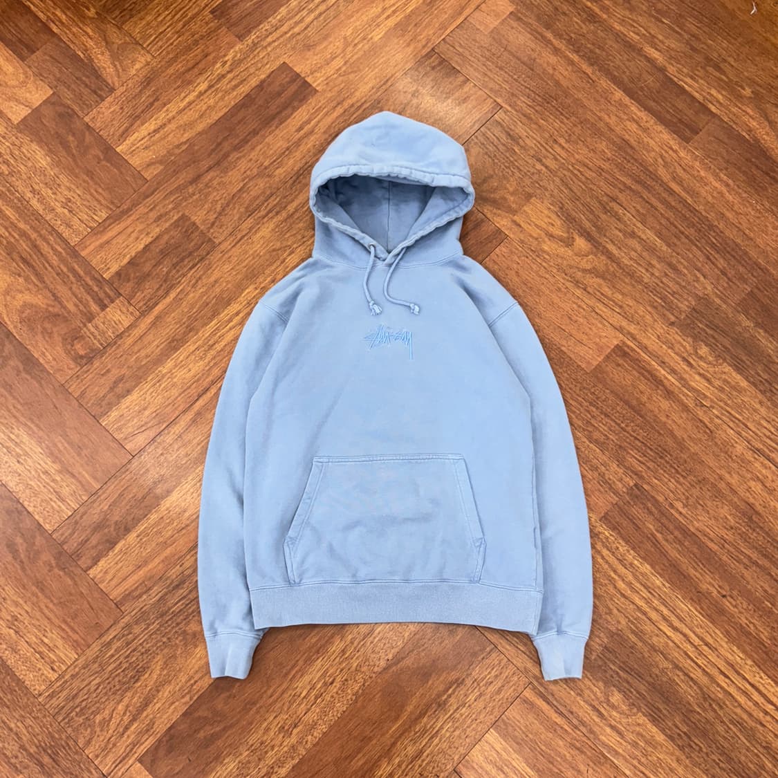 M stussy 스투시 재팬 자수로고 후드 티셔츠  상품이미지1