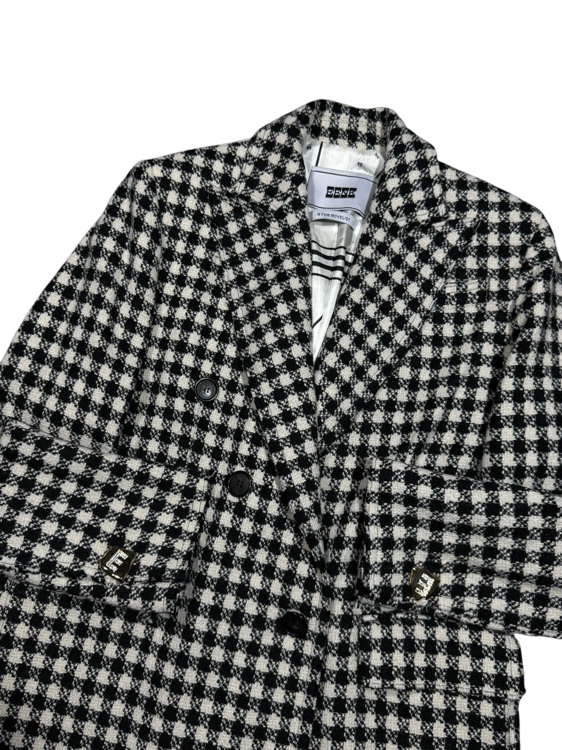 EENK 잉크 투포켓 원버튼 트위드 블레이저 자켓 상품이미지2