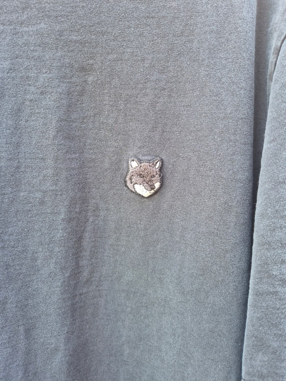 #매종키츠네 볼드 폭스헤드 패치 오버핏 #반팔티셔츠 상품이미지2