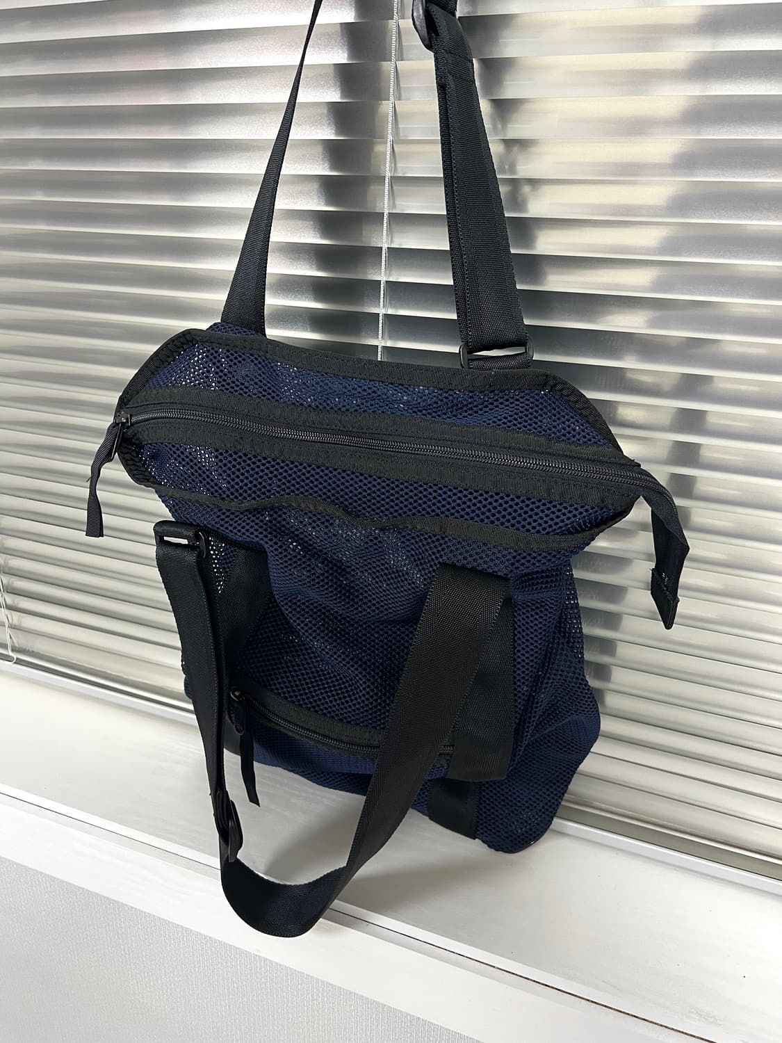 PORTER-MESH SHOULDER TOTE BAG (Navy)  상품이미지9