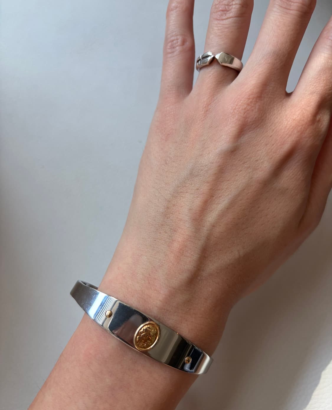 MILOR ITALY 빈티지18k 카메오포인트 뱅글팔찌  상품이미지6