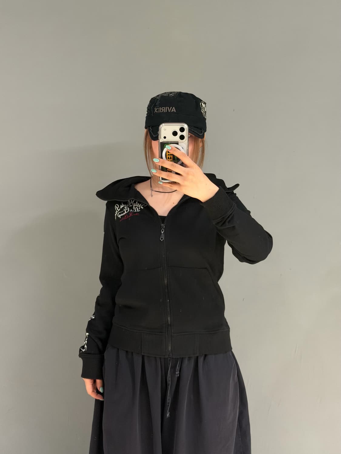 in the attic high-neck hood zip-up 상품이미지3