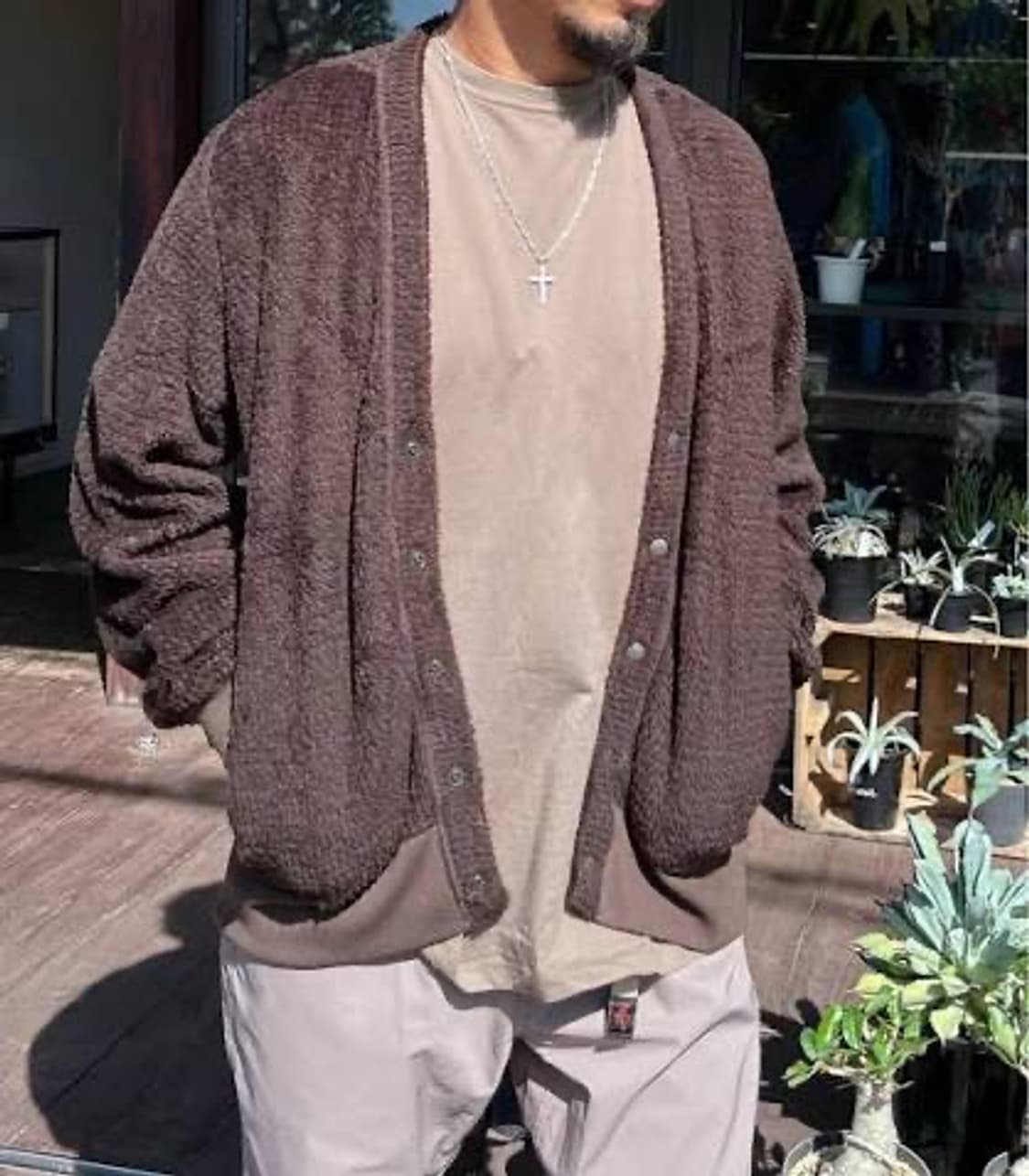 썬러브 폴리스 가디건 상품이미지1