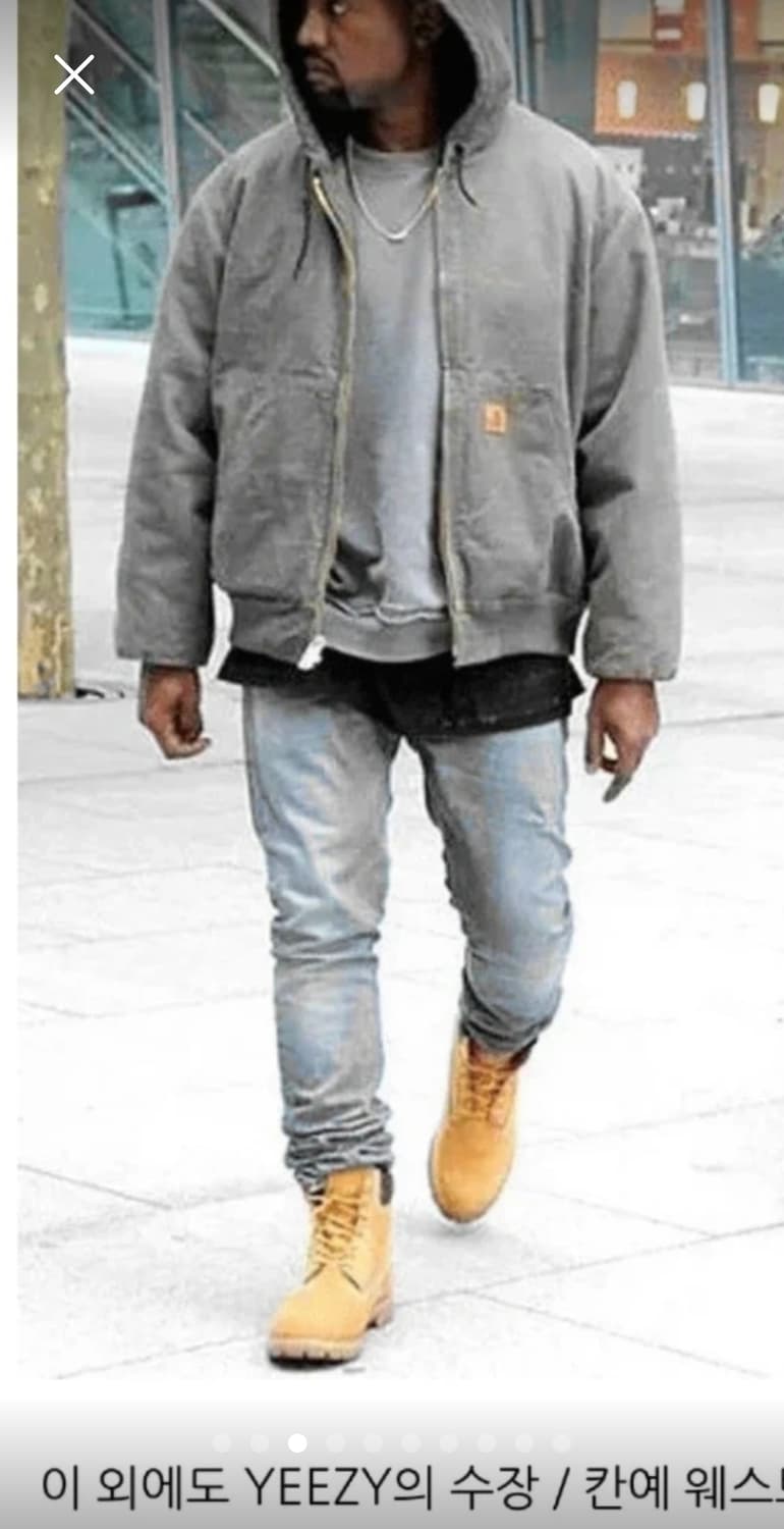 칼하트 J25 액티브 후드 자켓 그레이 엑스라지 상품이미지8