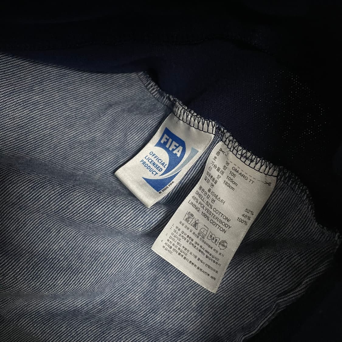 아디다스 아르헨티나 트랙탑 져지 네이비 상품이미지6