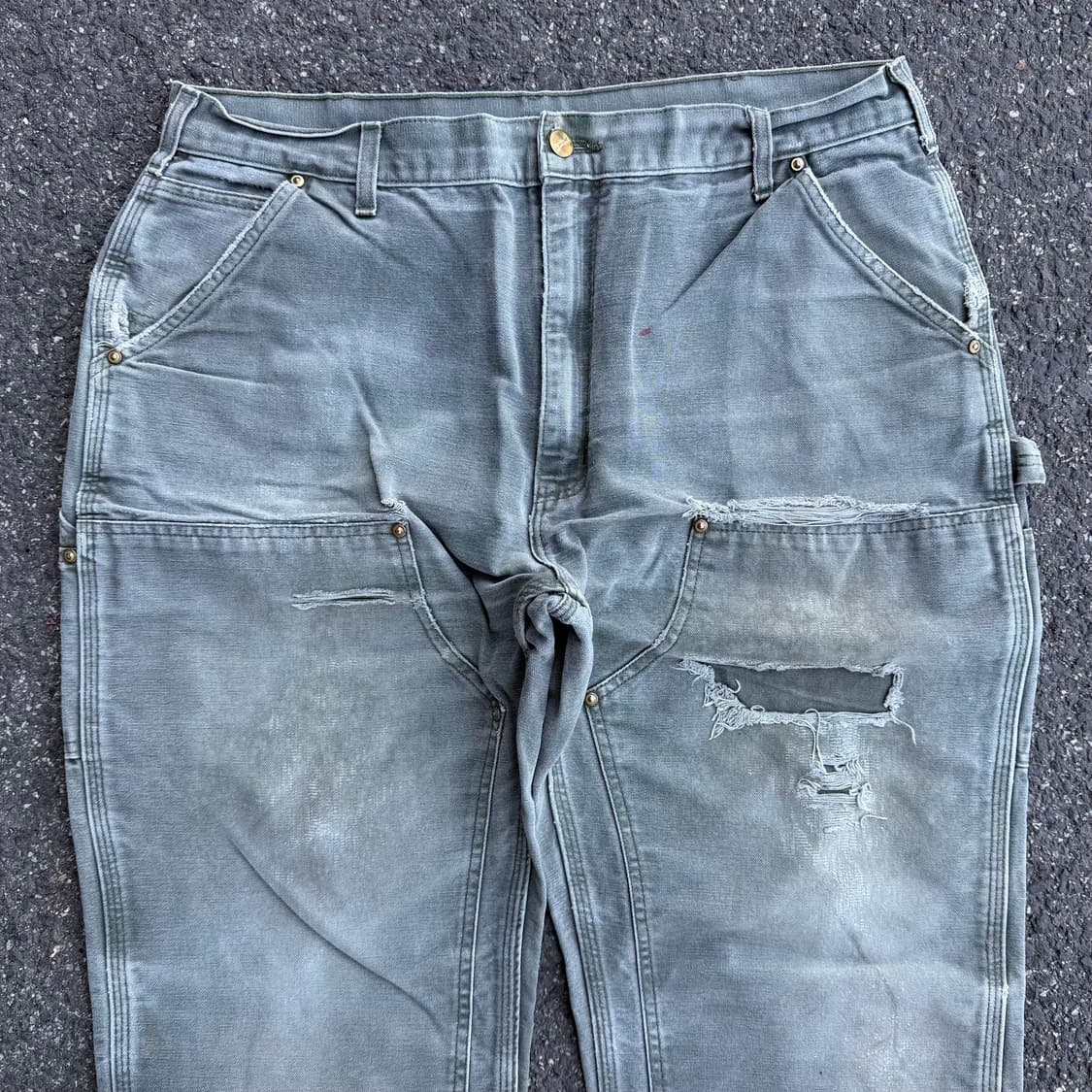 OG 칼하트 B01 MOS 더블니 카펜터팬츠 상품이미지2