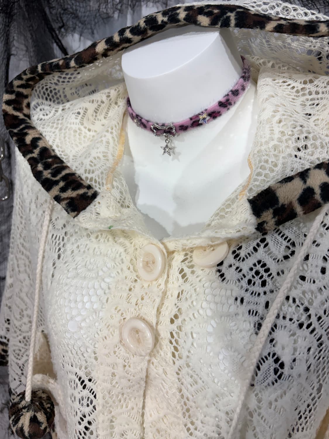 mori Leopard mash hoodie cape 상품이미지7