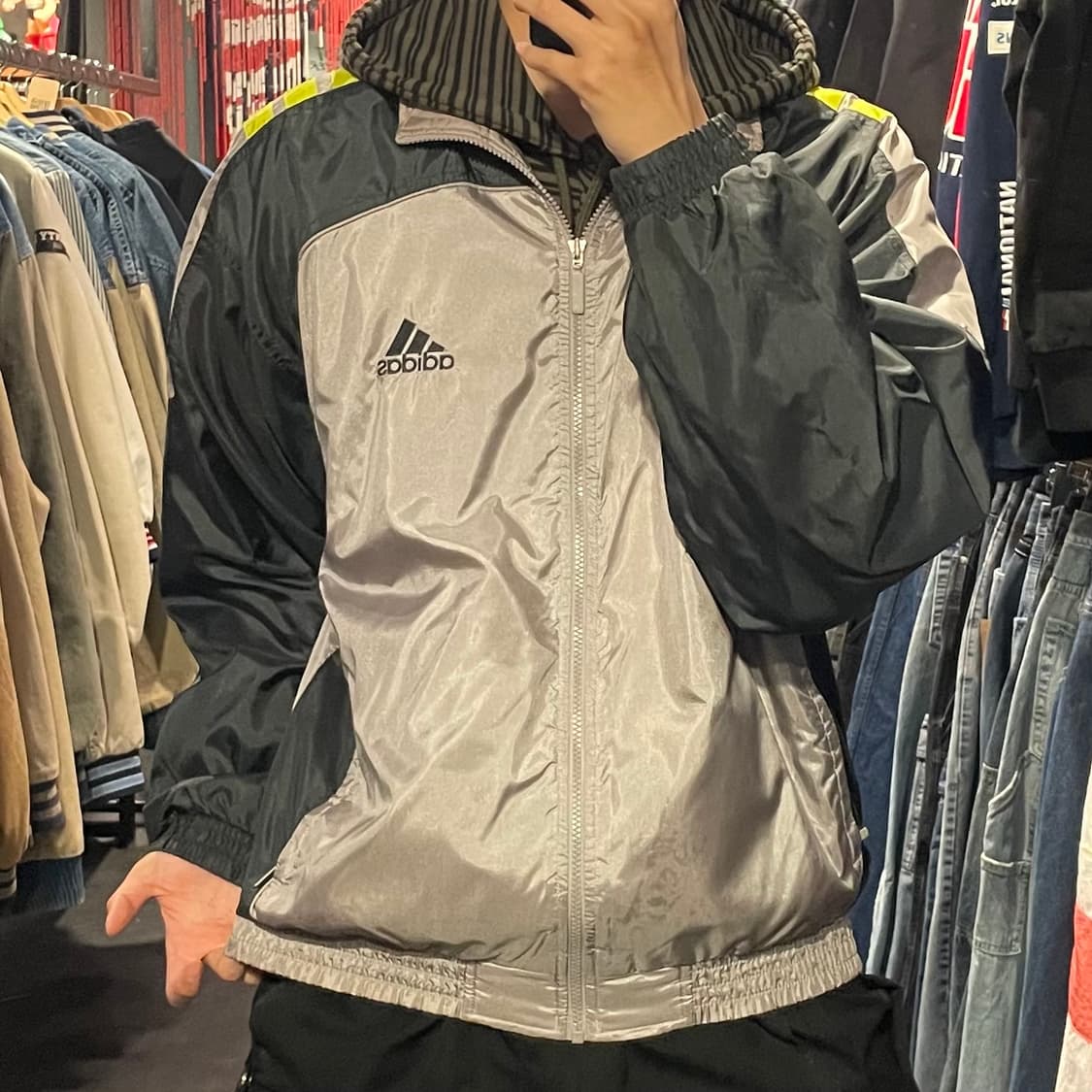 [IM] adidas 아디다스 바람막이 그레이 상품이미지2