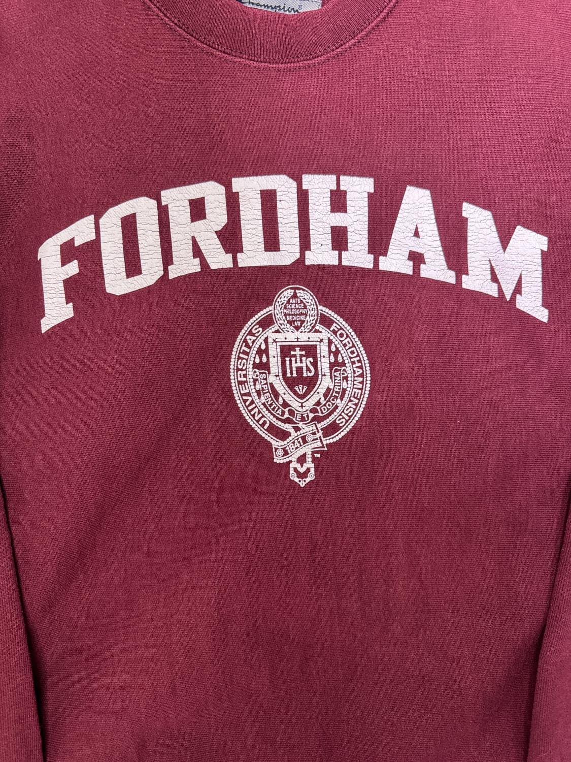 빈티지 00s 챔피온 오리지널 리버스위브 FORDHAM 맨투맨 M 상품이미지2