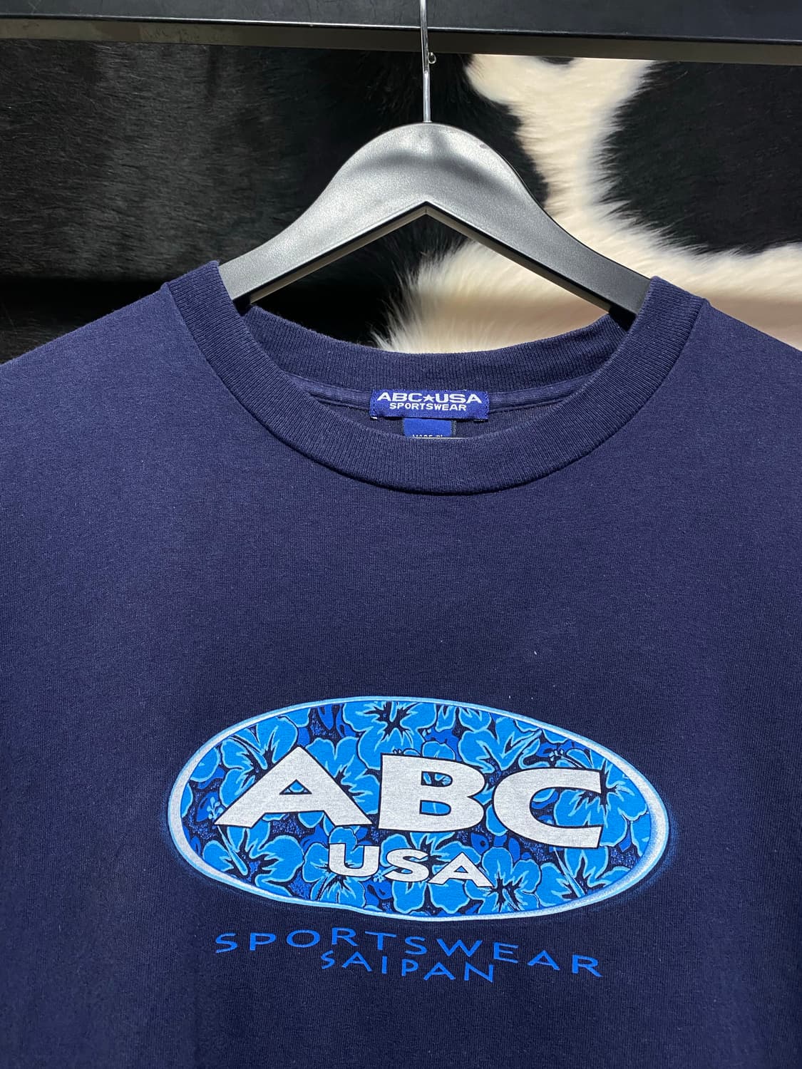 ABC USA 스포티 로고 심볼 프린팅 반발 티셔츠 상품이미지2