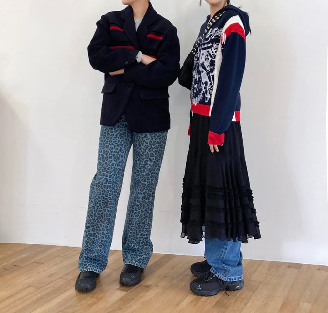 Molly Goddard 몰리고다드 도리아나 레오파드 데님 27 상품이미지3