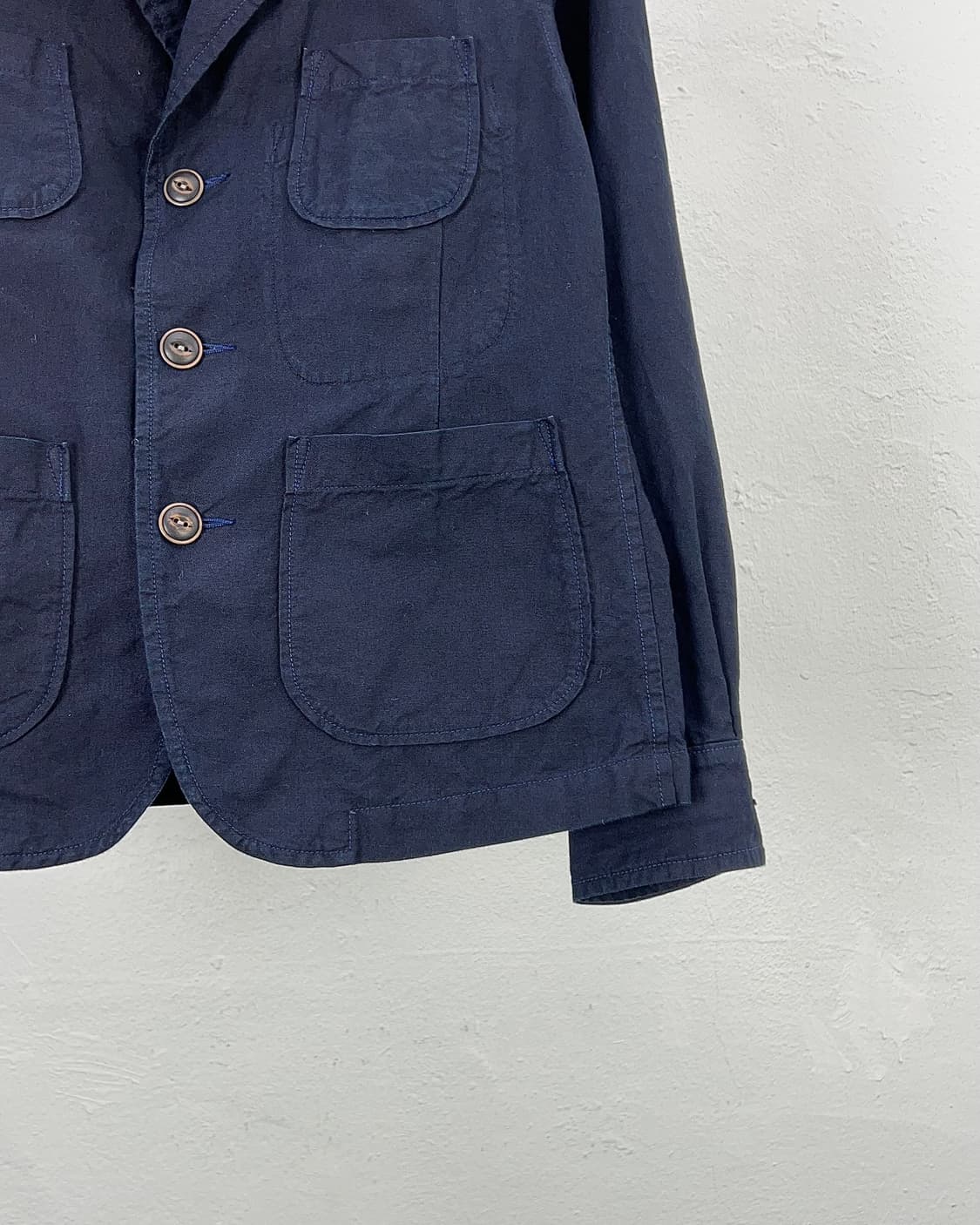 45 알피엠 딥 네이비 베이포드 3b 멀티 포켓 블레이저 자켓 상품이미지5