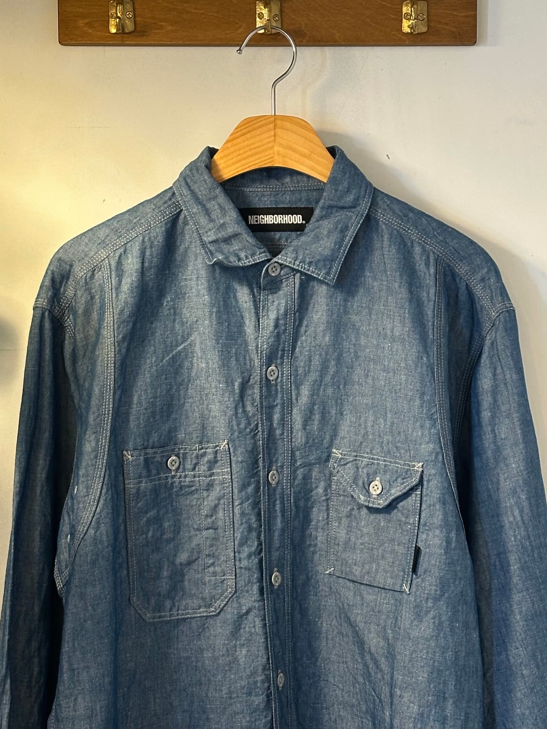  Neighborhood Chambray CL-Shirt 상품이미지2