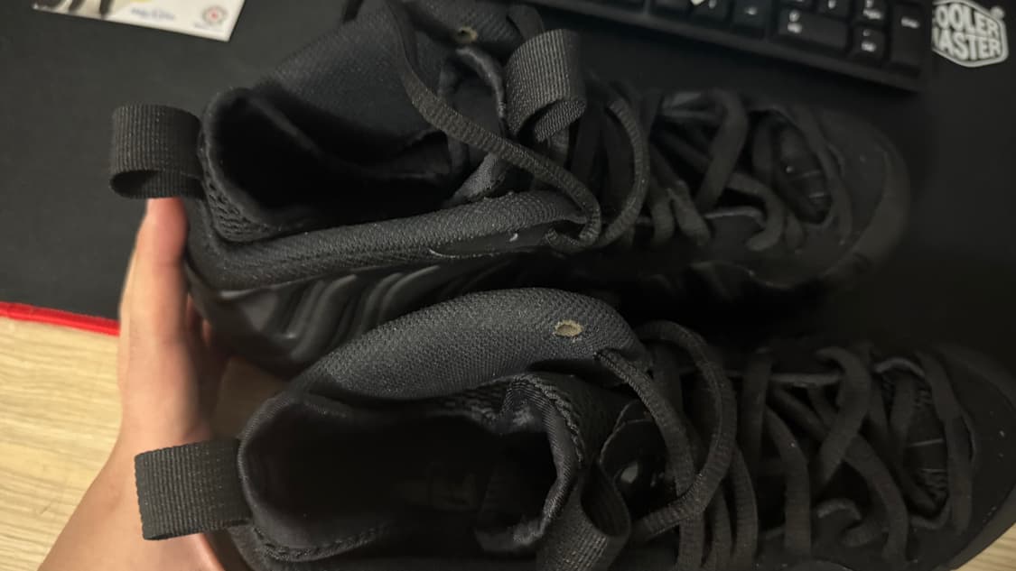 나이키 에어 폼포짓 원 블랙 앤트러사이트 상품이미지4