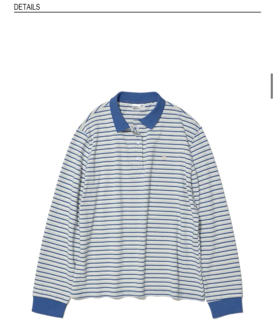 파르티멘토 스트라이프 롱슬리브 폴로티 (새상품) 상품이미지4