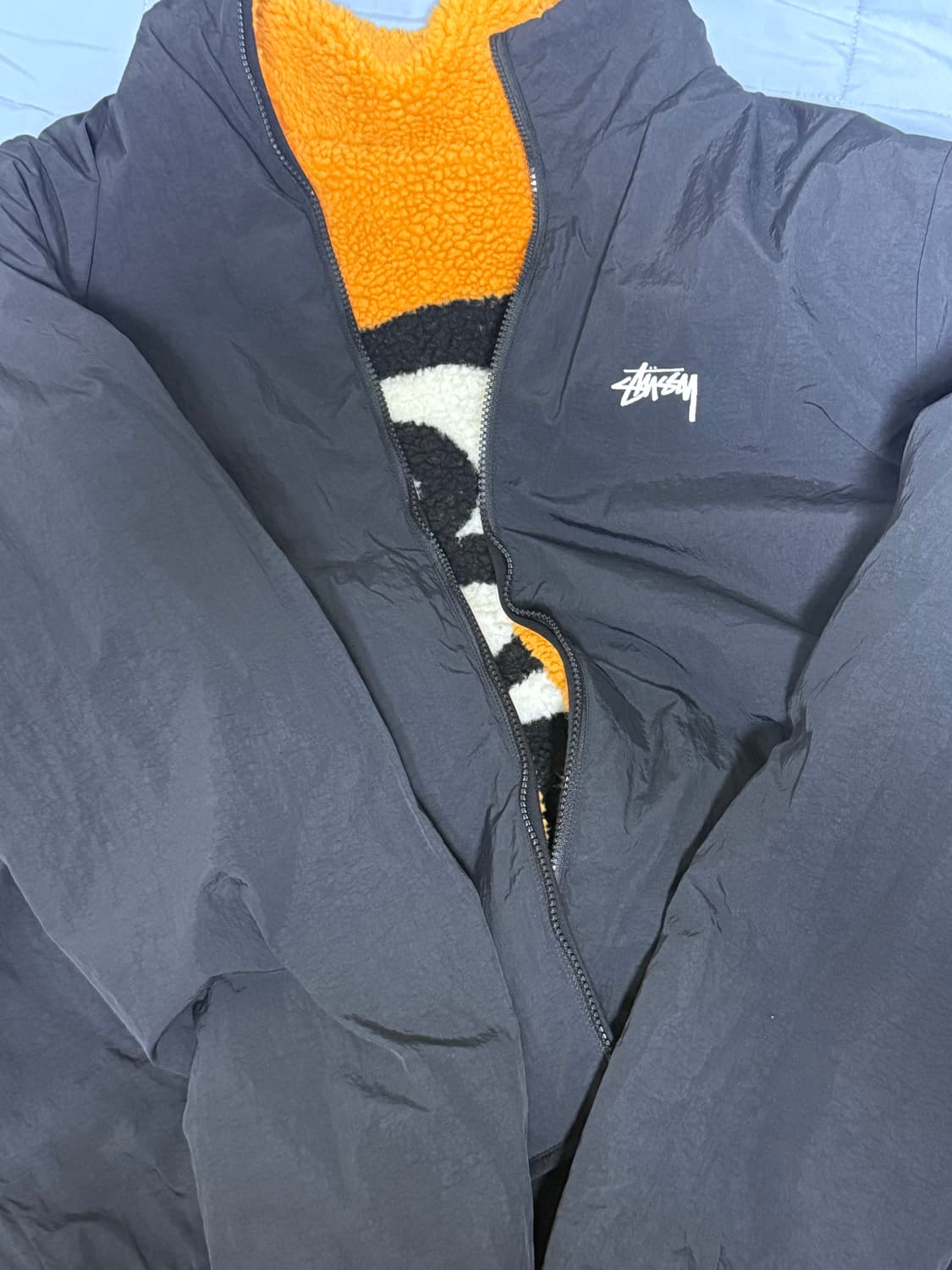 스투시8볼 쉐르파 오렌지 xxl 상품이미지3