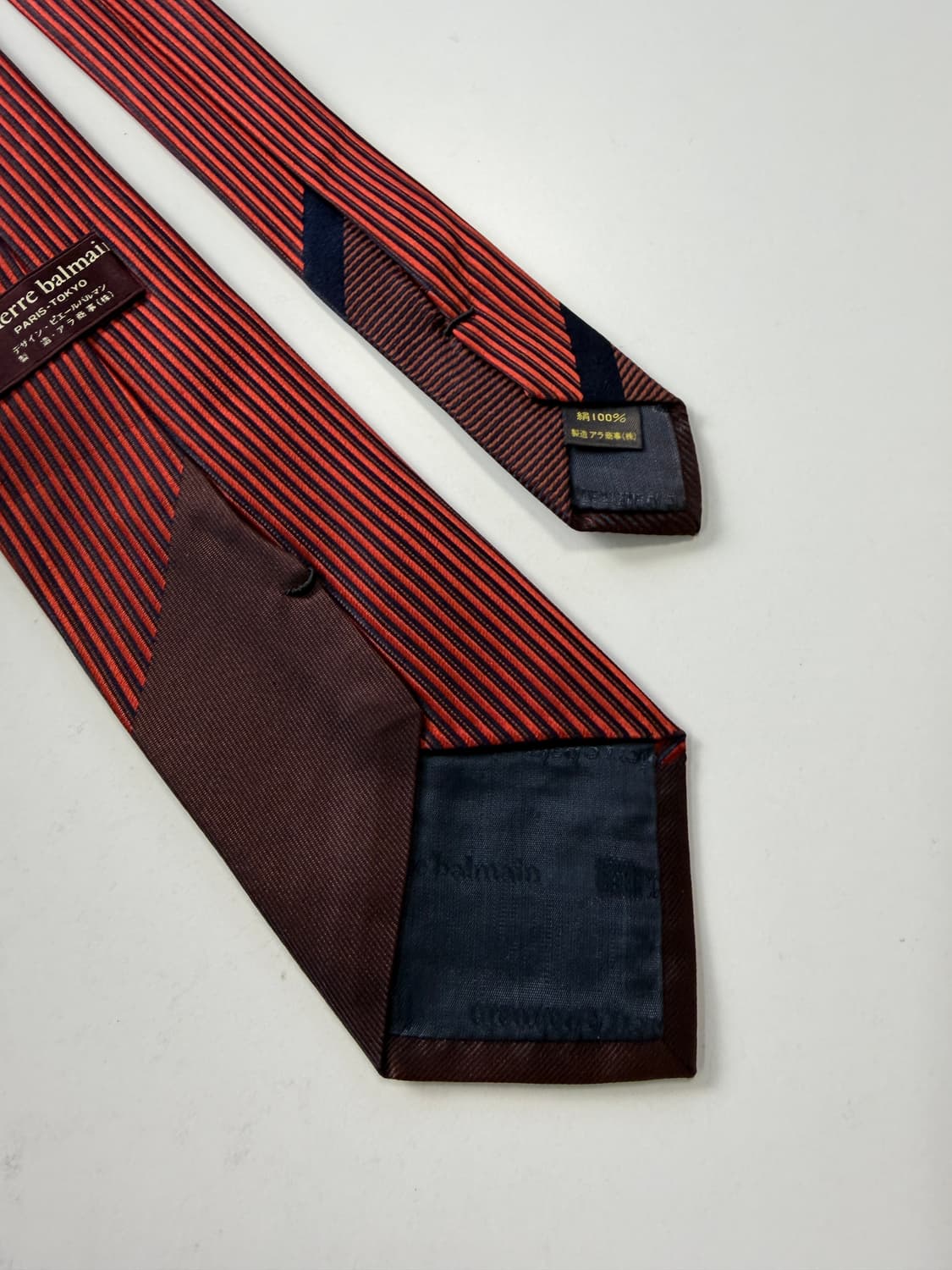 피에르 발망 (PIERRE BALMAIN) 실크 넥타이 8cm 상품이미지5