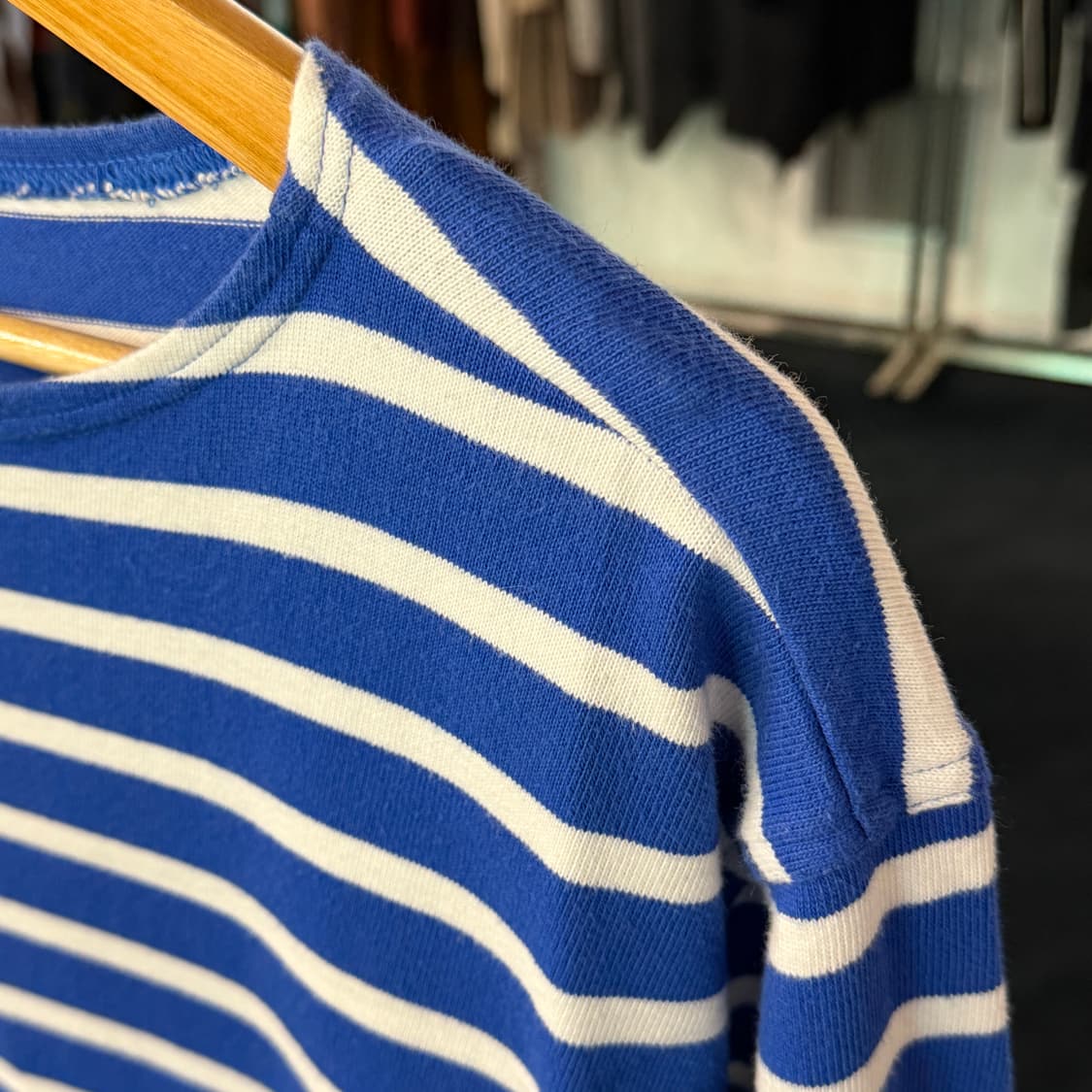 [L] GAP 보트넥 스트라이프 7부 티셔츠 상품이미지3