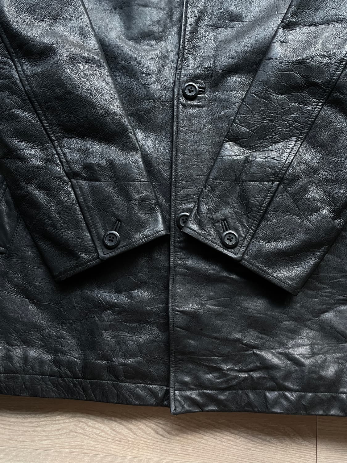 90s 올드갭 레더 카코트 gap carcoat 상품이미지6