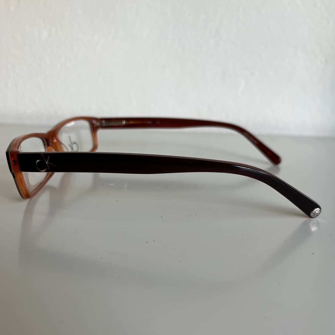 캘빈클라인 ck 투톤 브라운 스퀘어 프레임 안경(신품) 상품이미지3