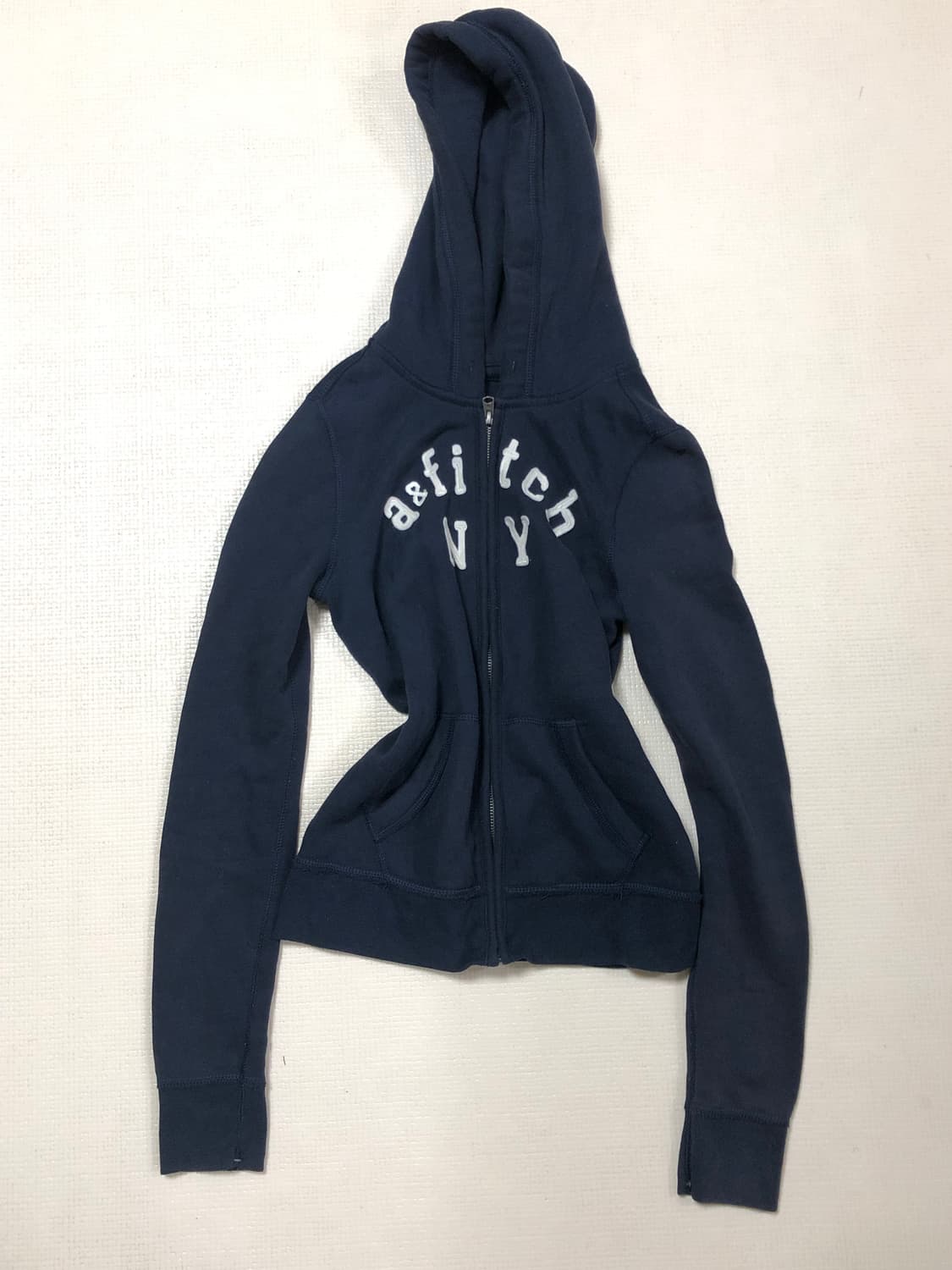 빈티지 아베크롬비 네이비 후드집업 상품이미지7