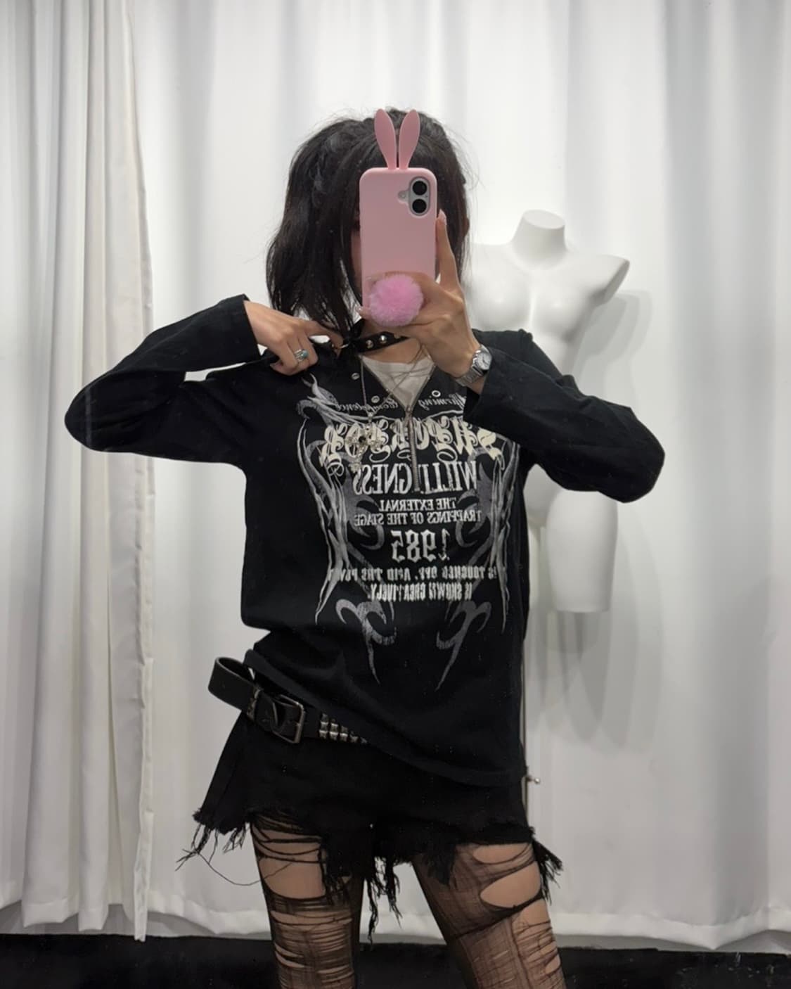 🎸블랙 재패니즈 롱슬리브🎸 상품이미지1